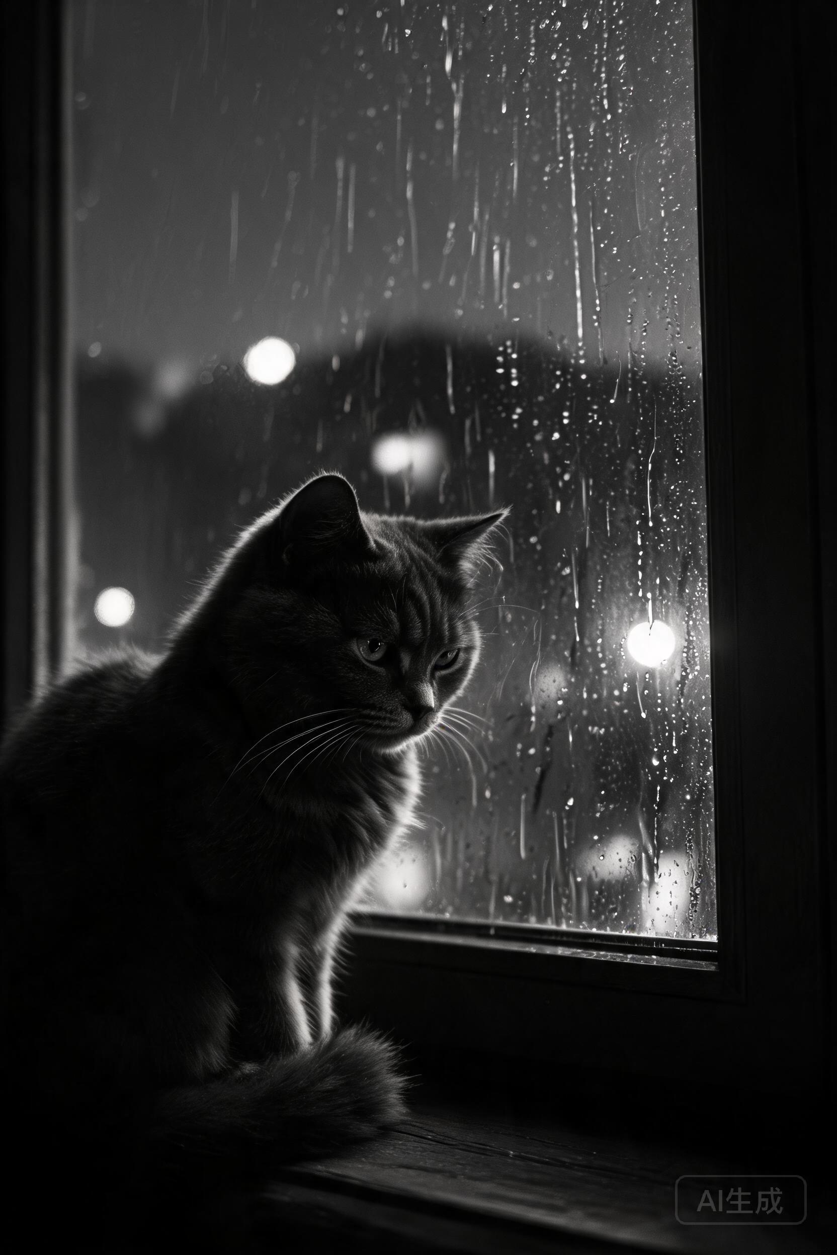 雨夜窗边 情感剧情海报 - 网飞猫